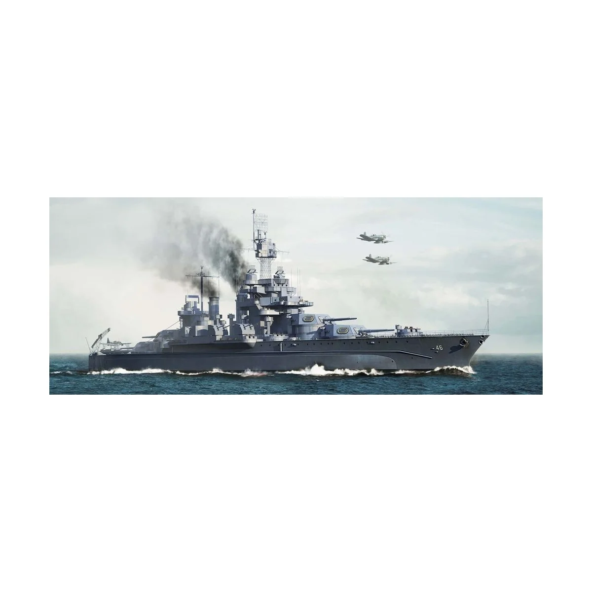 USS Maryland BB-46 1945, 1/700 - Trumpeter 05770
