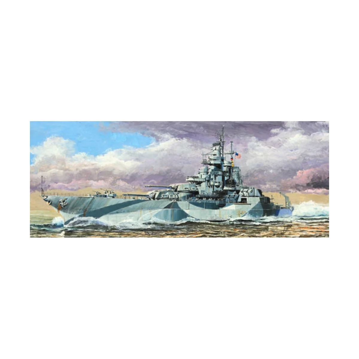 USS West Vigina BB-48 1945, 1/700 - Trumpeter 05772 USS West Vigina BB-48 1945, 1/700 - Trumpeter 05772