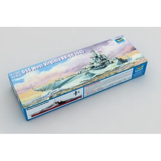USS West Vigina BB-48 1945, 1/700 - Trumpeter 05772 USS West Vigina BB-48 1945, 1/700 - Trumpeter 05772