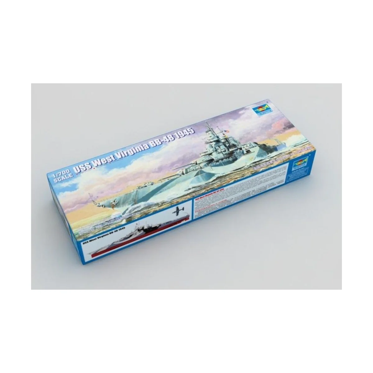 USS West Vigina BB-48 1945, 1/700 - Trumpeter 05772 USS West Vigina BB-48 1945, 1/700 - Trumpeter 05772