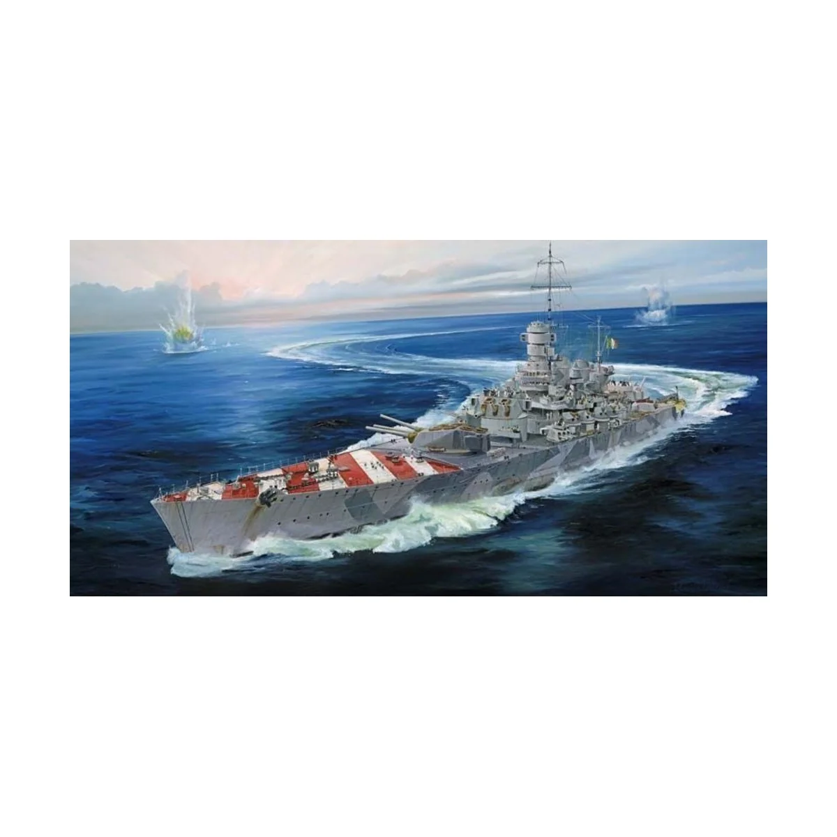 Italian Navy Battleship RN Roma 1943 - Trumpeter 05777