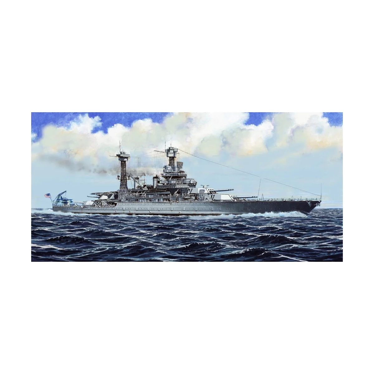 USS California BB-44 1941, 1/700 - Trumpeter 05783 USS California BB-44 1941, 1/700 - Trumpeter 05783