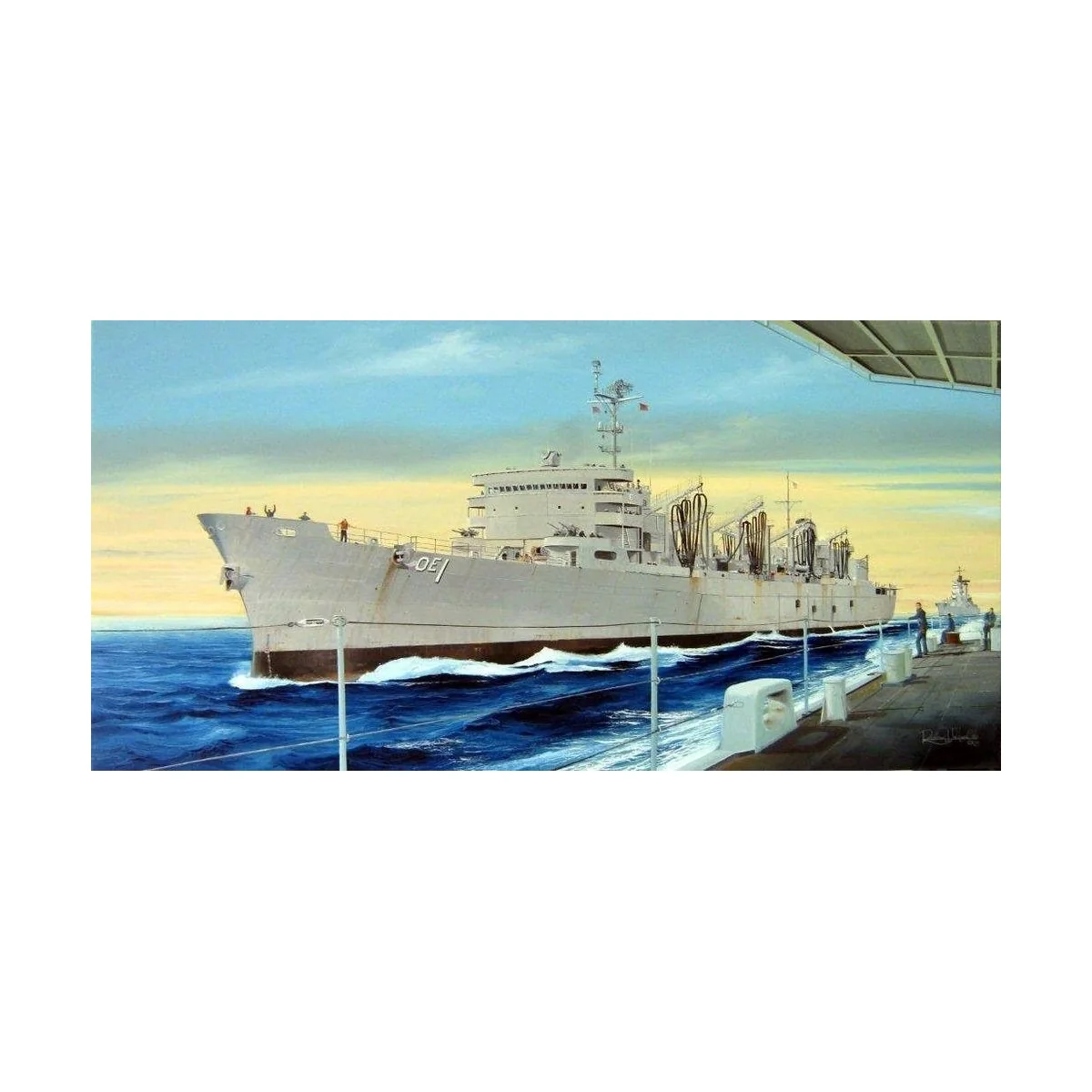 AOE Fast Combat Support Ship USS Sacram., 1/700 - Trumpeter 05785