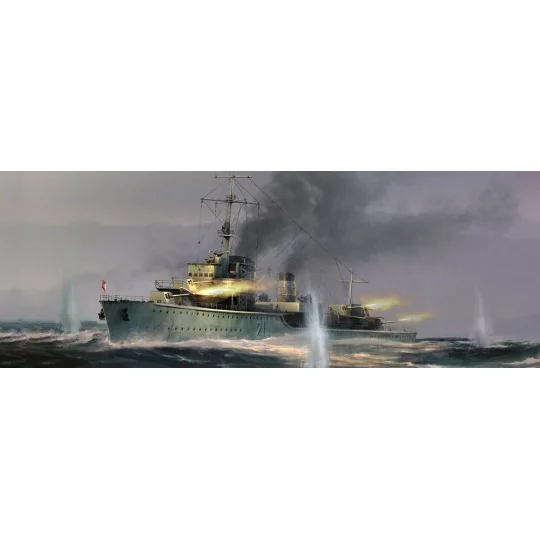 German Zerstörer Z-21 1940, 1/700 - Trumpeter 05792