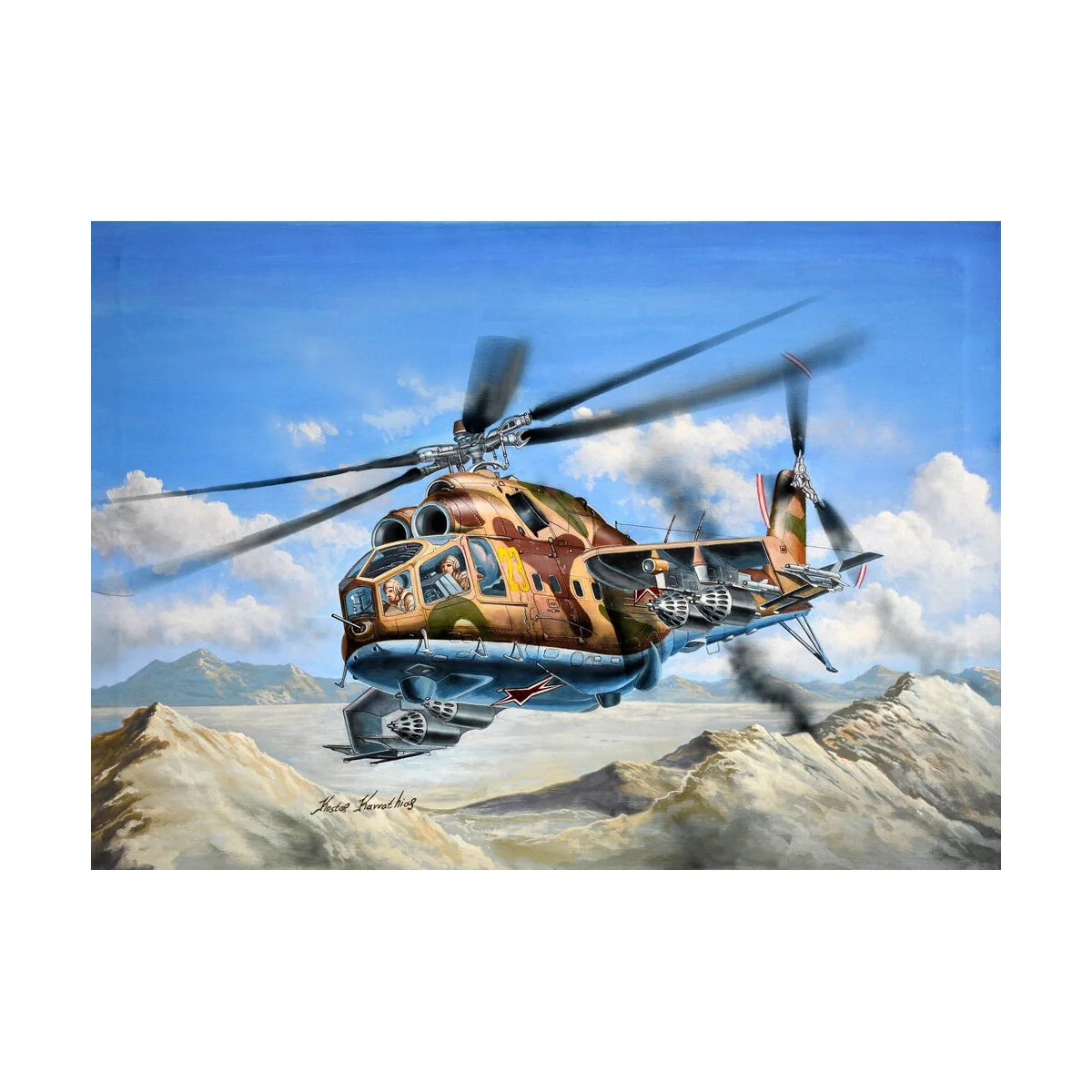 Mi-24A Hind-B, 1/48 - Trumpeter 05828 Mi-24A Hind-B, 1/48 - Trumpeter 05828