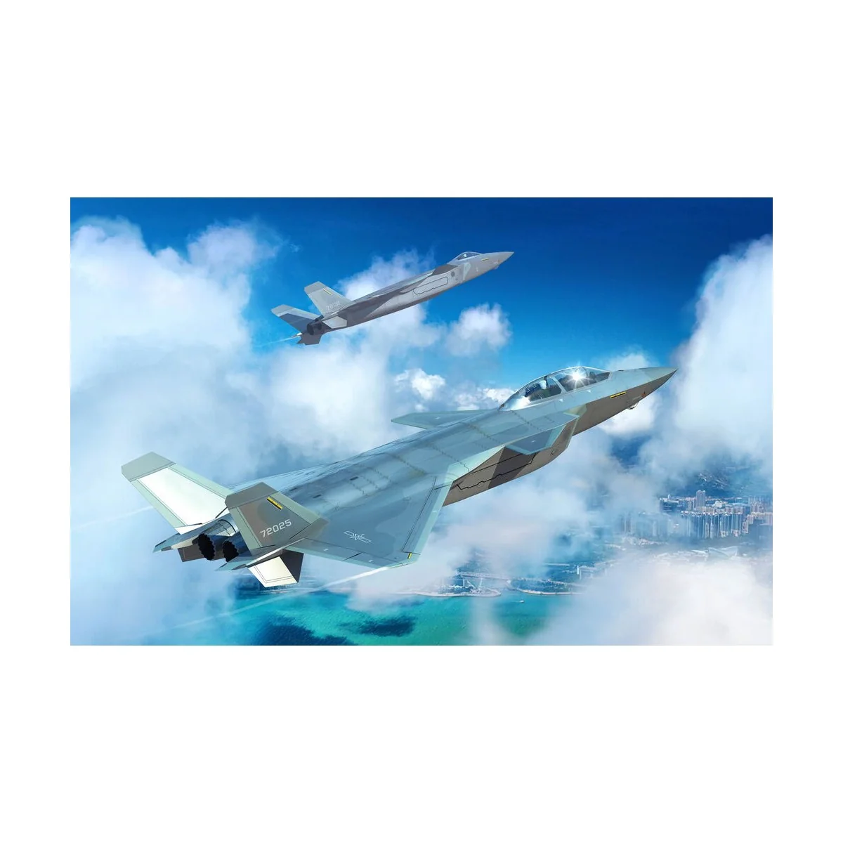 Chinese J-20S Mighty Dragon, 1/48 - Trumpeter 05864