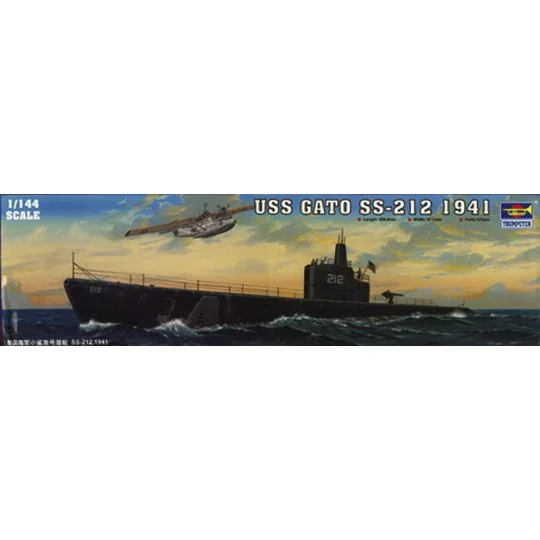 USS Gato SS-212 1941, 1/144 - Trumpeter 05905