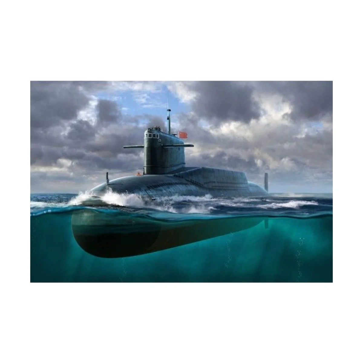 PLAN Type 092 Xia Class Submarine, 1/144 - Trumpeter 05910