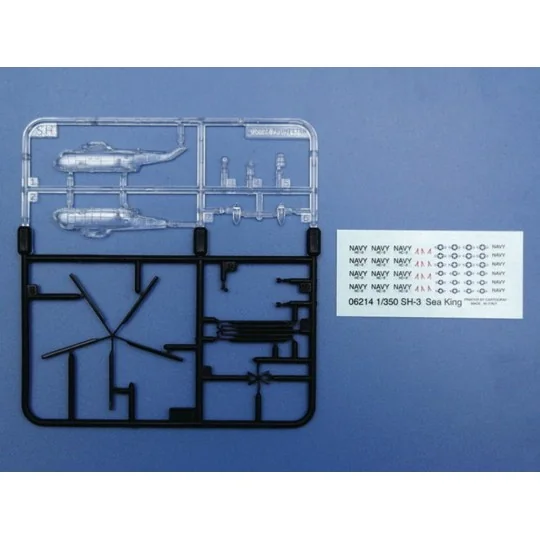 Sikorsky SH-3H Sea King Helicopter, 1/350 - Trumpeter 06214