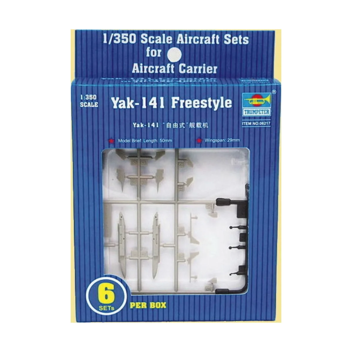 Jakowlew Jak-141 Freestyle, 1/350 - Trumpeter 06217 Jakowlew Jak-141 Freestyle, 1/350 - Trumpeter 06217