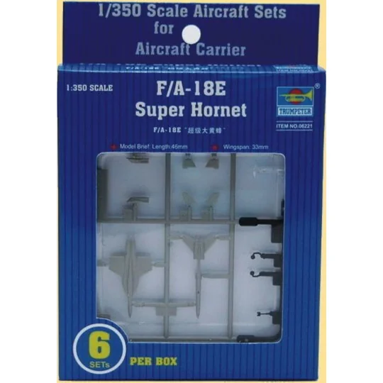 Grumman F/A-18 E Super Hornet, 1/350 - Trumpeter 06221