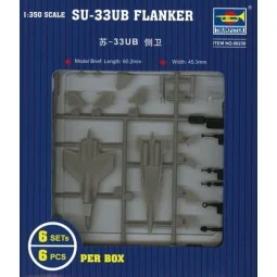 Su-33 UB Flanker, 1/350 - Trumpeter 06230
