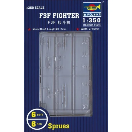 F3F Fighter, 1/350 - Trumpeter 06245 F3F Fighter, 1/350 - Trumpeter 06245