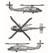 SH-60K Sea Hawk (6 aircraft) - Trumpeter 06254