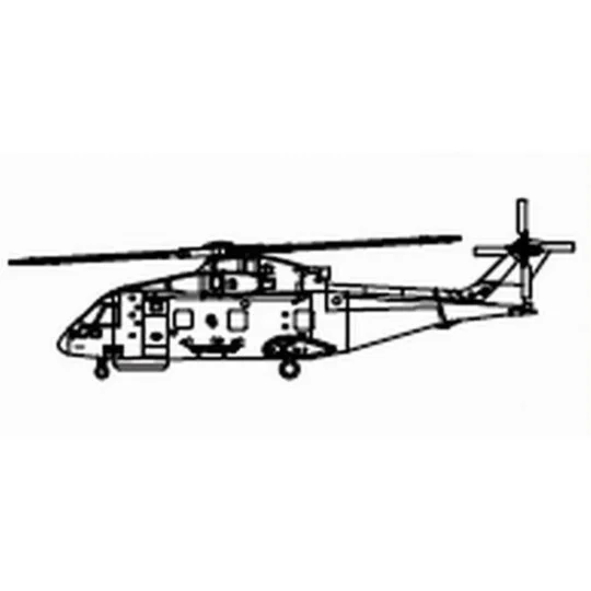 EH-101 (3 aircraft) - Trumpeter 06265