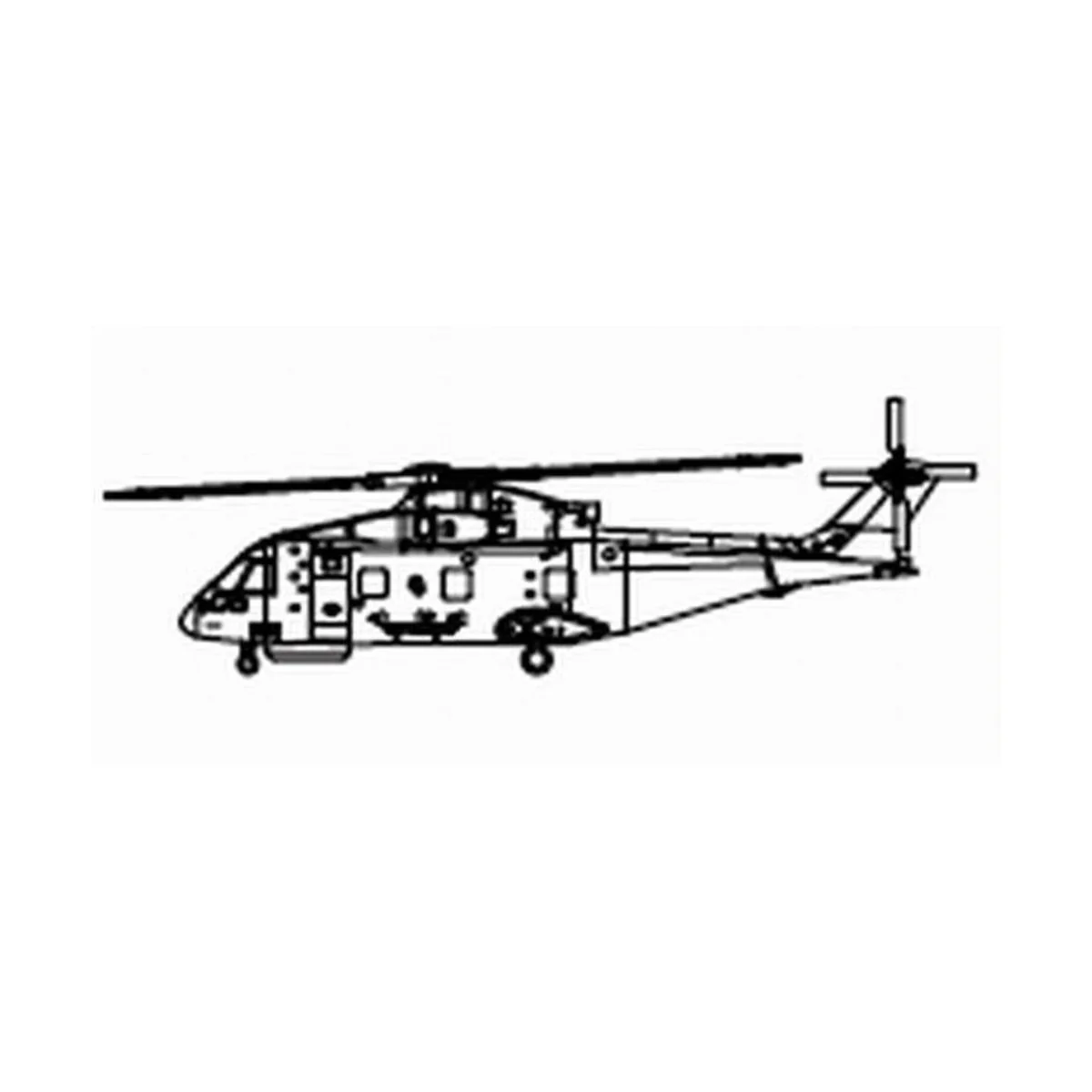 EH-101 (3 aircraft), 1/350 - Trumpeter 06265