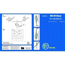 UH-1N Huey (12 aircraft) - Trumpeter 06268