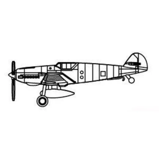 BF109T, 1/350 - Trumpeter 06279 BF109T, 1/350 - Trumpeter 06279