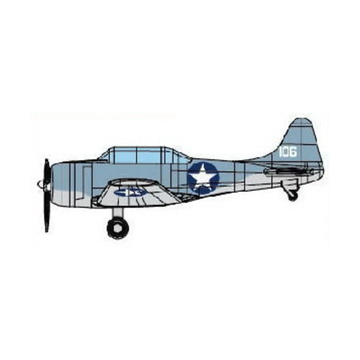 SBD-3 DAUNTLESS, 1/350 - Trumpeter 06404
