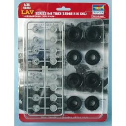 LAV Series 8x8 tires 325/85/R16 XML, 1/35 - Trumpeter 06607