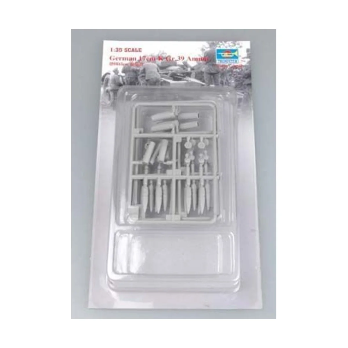 German 17cm K Gr.39 Ammo, 1/35 - Trumpeter 06609 German 17cm K Gr.39 Ammo, 1/35 - Trumpeter 06609