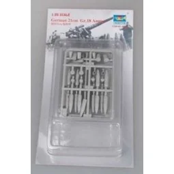 German 21cm Gr.18 Ammo, 1/35 - Trumpeter 06610