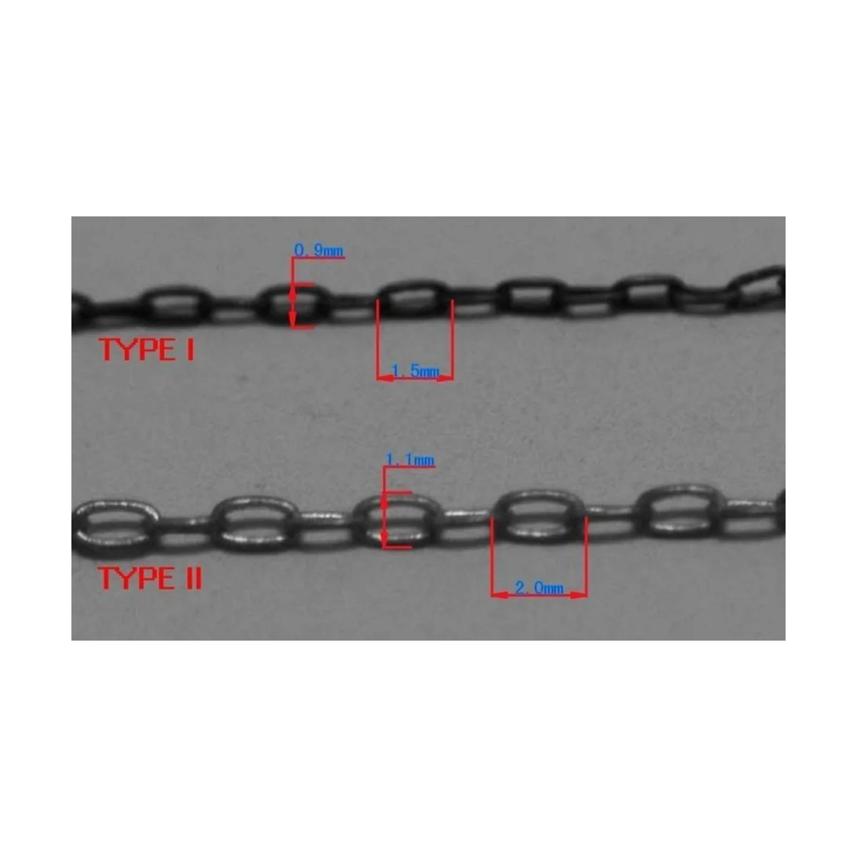 40cm universal fine chains set (2 types) - Master Tools 06624