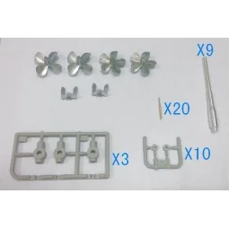 USS Missouri & Iowa Warship Upgrade Set, 1/200 - Trumpeter 06631