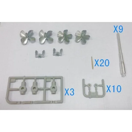 USS Missouri & Iowa Warship Upgrade Set, 1/200 - Trumpeter 06631