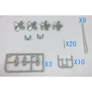 USS Missouri & Iowa Warship Upgrade Set - Trumpeter 06631