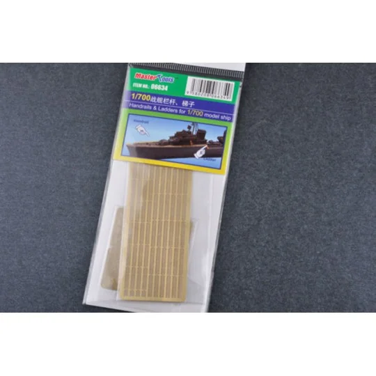 Handrails & Ladder for 1/700 model ship, 1/700 - Trumpeter 06634 Handrails & Ladder for 1/700 model ship, 1/700 - Trumpeter 06634