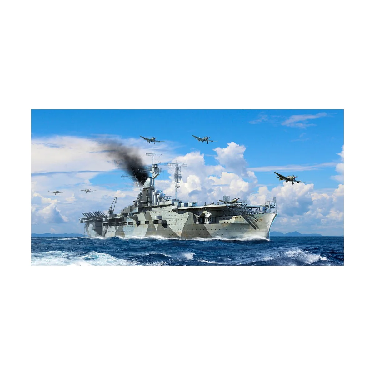 German Navy Aircraft Carrier DKM Graf Zeppelin, 1/700 - Trumpeter 0...