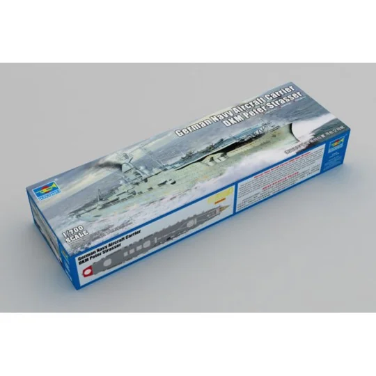 German Navy Aircraft Carrier DKM Peter Strasser, 1/700 - Trumpeter ...