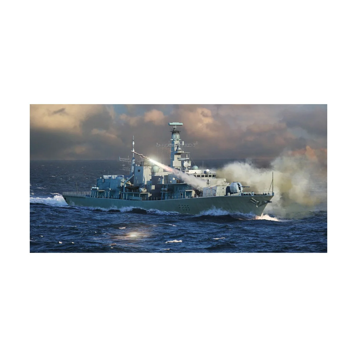 HMS TYPE 23 Frigate Monmouth(F235) - Trumpeter 06722