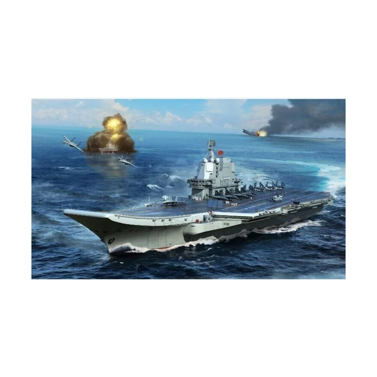 PLA Navy type 002 Aircraft Carrier, 1/700 - Trumpeter 06725
