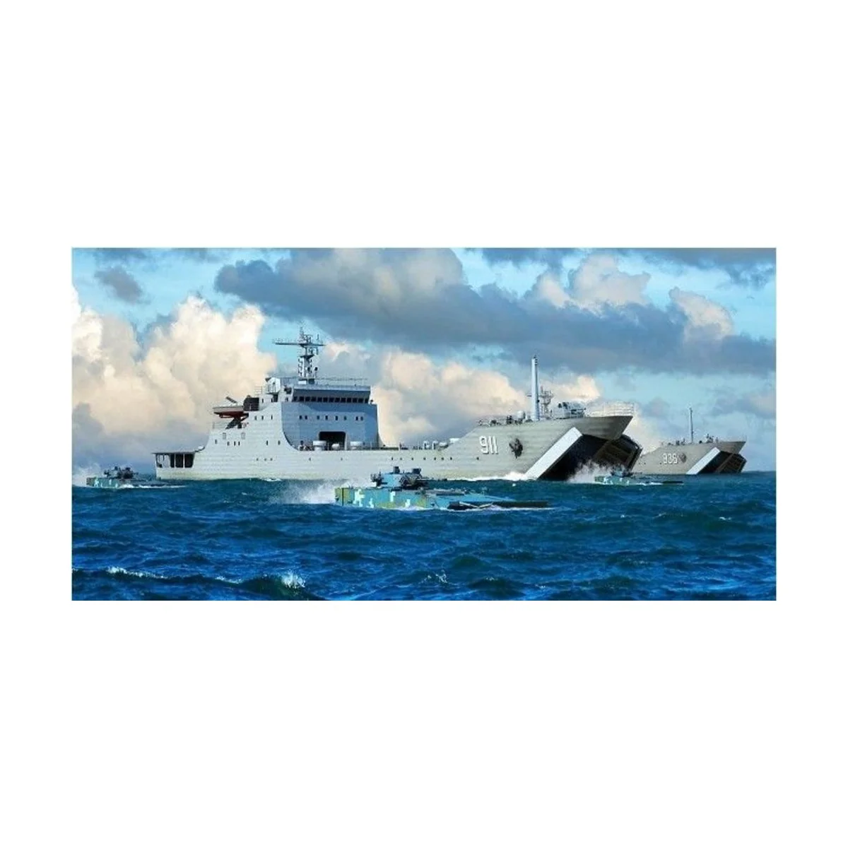 PLA Navy Type 072A LST, 1/700 - Trumpeter 06728 PLA Navy Type 072A LST, 1/700 - Trumpeter 06728