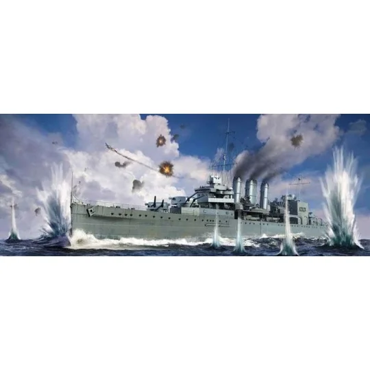 HMS Cornwall, 1/700 - Trumpeter 06734
