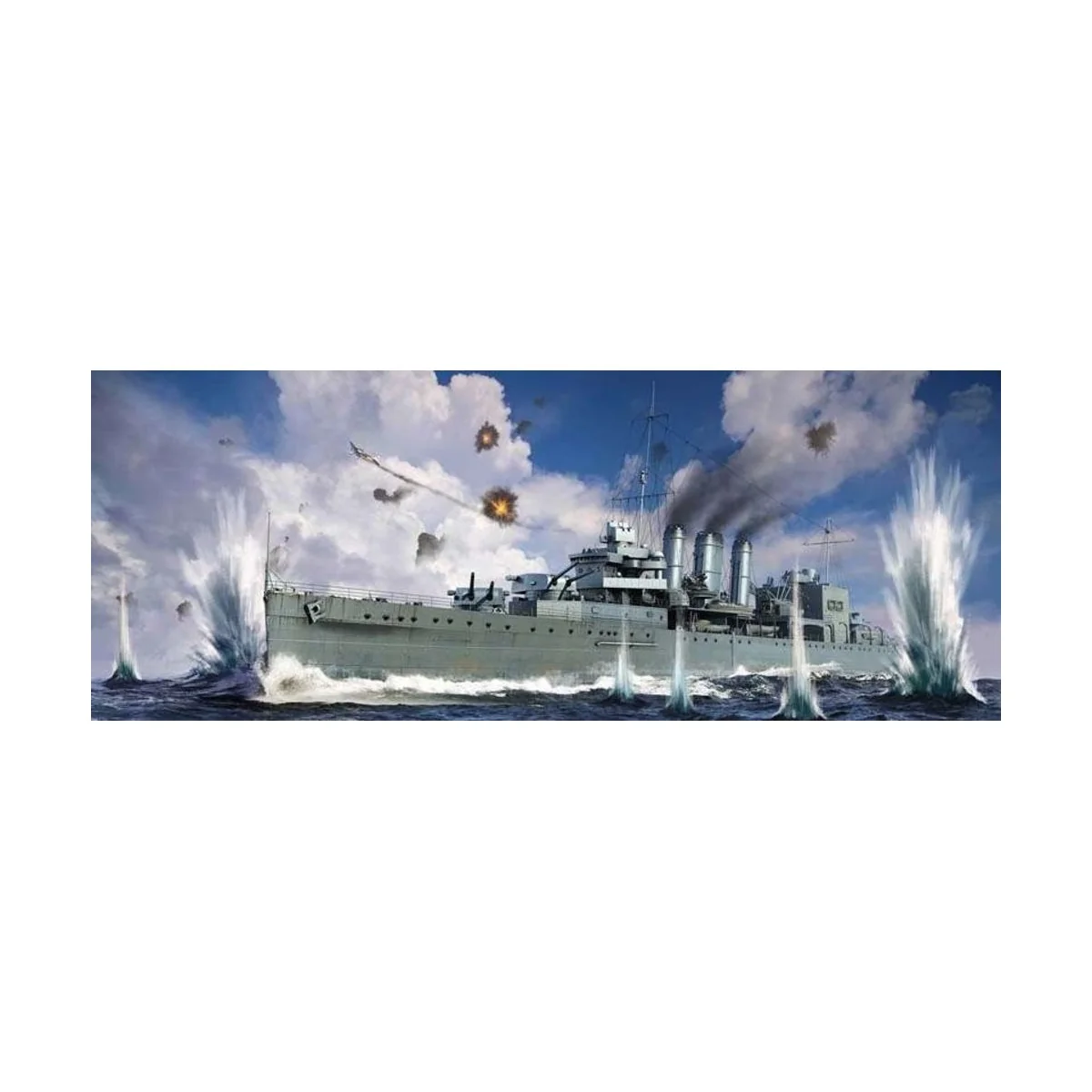 HMS Cornwall, 1/700 - Trumpeter 06734