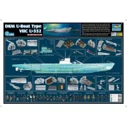 Trumpeter - DKM U-Boot Type VIIC U-552 - 06801