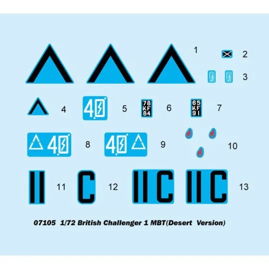 British Challenger 1MTB (Desert version) - Trumpeter 07105