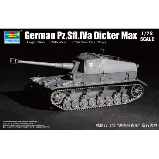 German PZ.Sfl.Iva Dicker Max - Trumpeter 07108