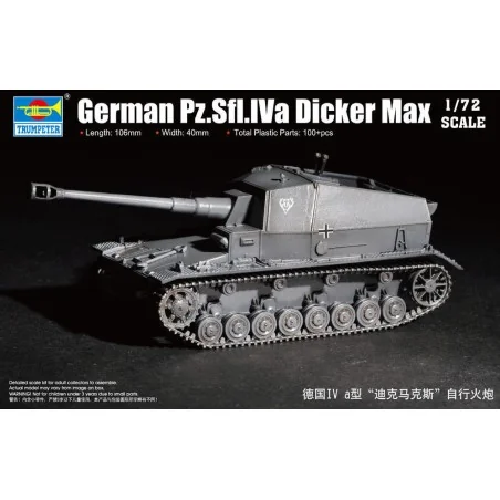 German PZ.Sfl.Iva Dicker Max, 1/72 - Trumpeter 07108