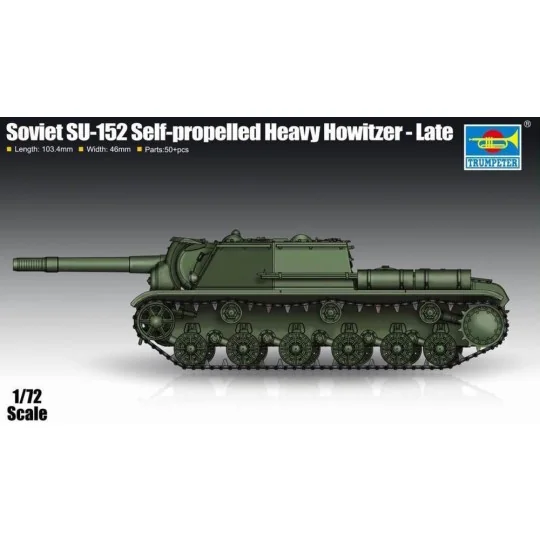 Soviet SU-152 Self-propelled Heavy Howitzer - Late - Trumpeter 07130