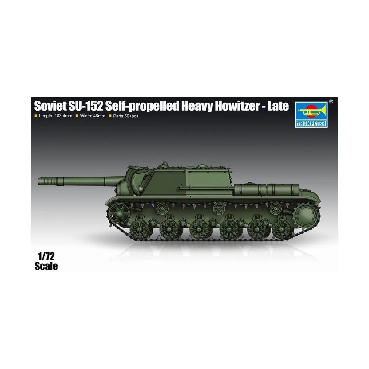 Soviet SU-152 Self-propelled Heavy Howitzer - Late, 1/72 - Trumpete...