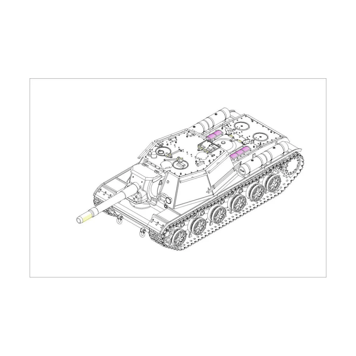 Soviet SU-152 Self-propelled Heavy Howitzer - Late - Trumpeter 07130