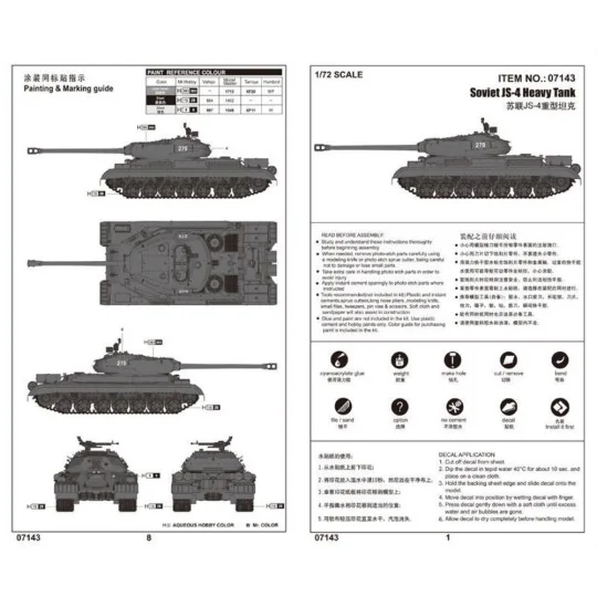 Soviet JS-4 Heavy Tank - Trumpeter 07143