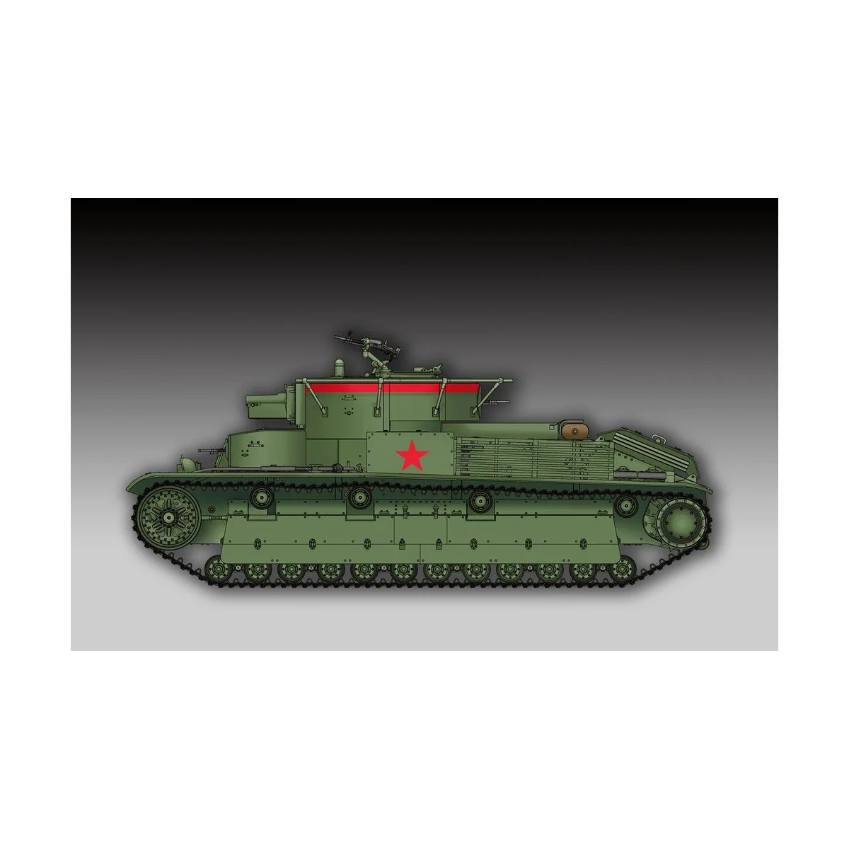 Soviet T-28 Medium Tank (Welded) - Trumpeter 07150