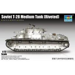 Soviet T-28 Medium Tank (Riveted), 1/72 - Trumpeter 07151