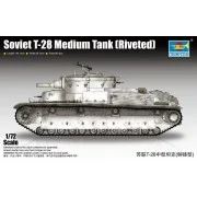 Soviet T-28 Medium Tank (Riveted) - Trumpeter 07151