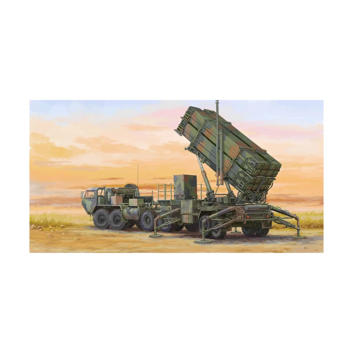 M983 HEMTT & M901 Launching Station of MIM-104F Patriot SAM System ...